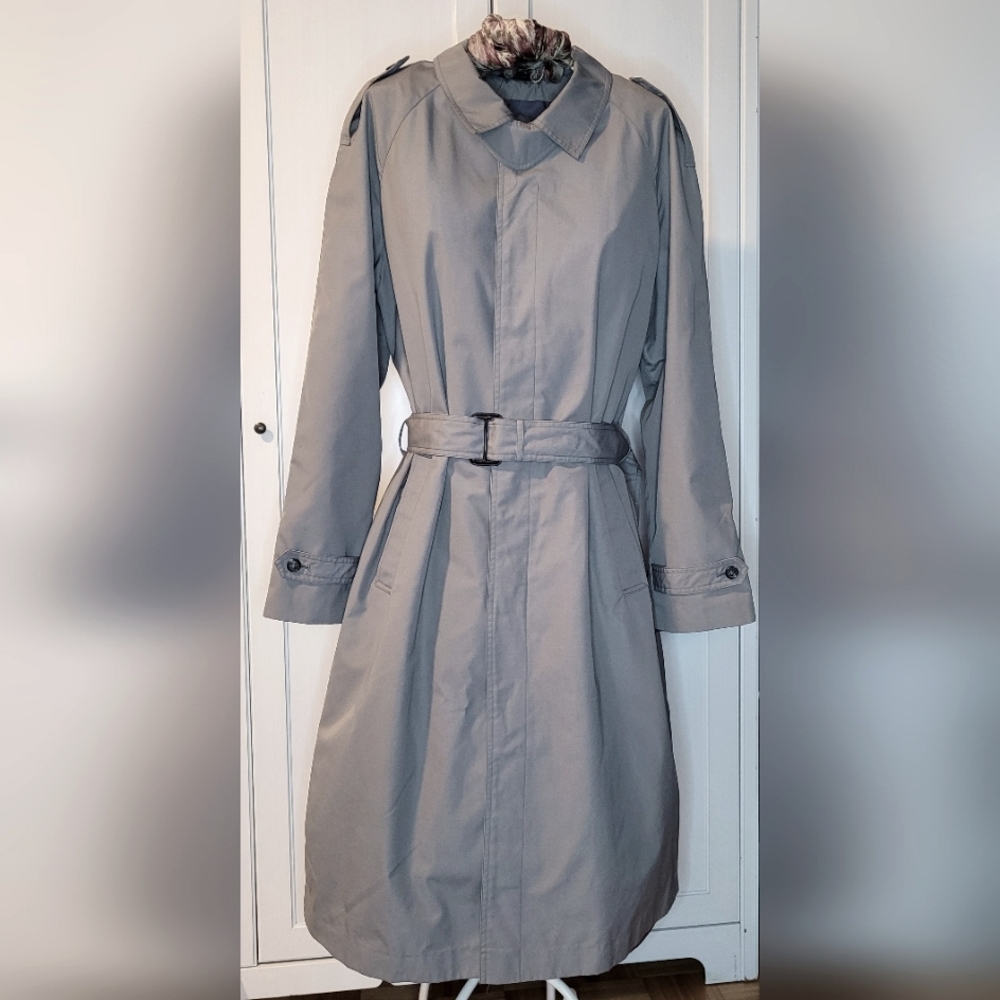 40T (M tall) Classic Dark Gray trench coat Raintamer